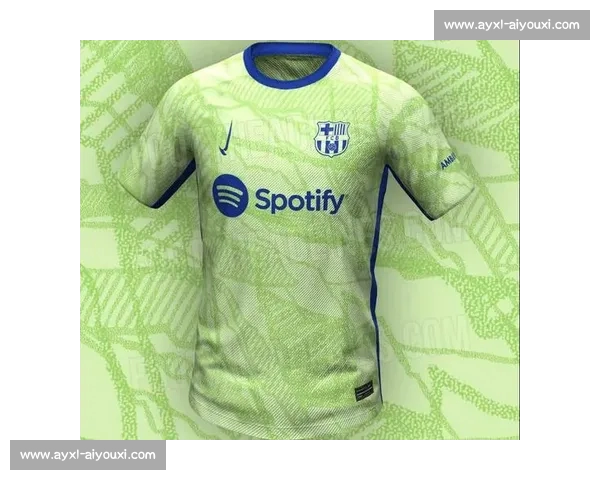 巴萨下赛季二客球衣谍照曝光：橙蓝风暴诠释复古与革新